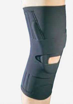 Picture of Lateral Knee Stabilizer ProCare® 3X-Large Hook and Loop Strap Closure 29-1/2 to 32 Inch Thigh Circumference / 21 to 31 Inch Knee Circumference / 22 to 24 Inch Calf Circumference Left Knee79-94479-10