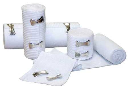 Picture of Elastic Bandage Cypress 2 Inch Width Standard Compression Clip Detached Closure White NonSterile50-25
