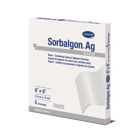 Picture of Silver Calcium Alginate Dressing Sorbalgon® Ag 6 X 6 Inch Square Sterile999610