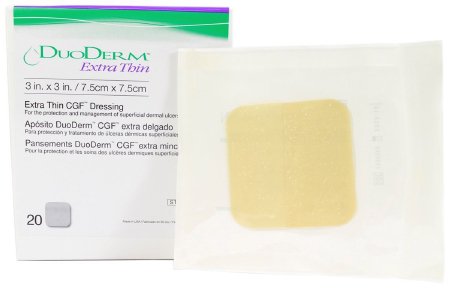 Picture of Hydrocolloid Dressing DuoDERM® Extra Thin 6 X 7 Inch Triangle Sterile187903