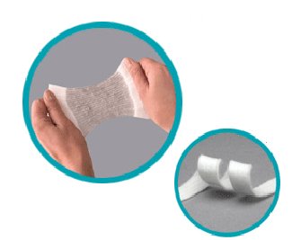 Picture of Absorbent Gelling Fiber Dressing Durafiber Cellulose / Cellulose Ethyl Sulphonate 6 X 6 Inch66800561