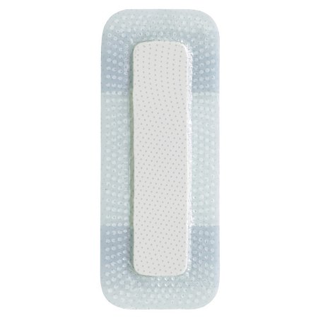 Picture of Thin Silicone Foam Dressing Biatain® Silicone Lite 2 X 5 Inch Rectangle Silicone Adhesive with Border Sterile33453