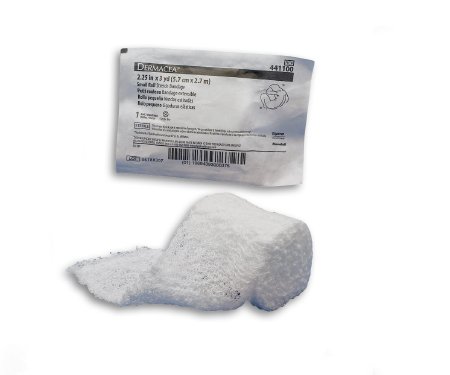 Picture of Fluff Bandage Roll Dermacea™ Gauze 6-Ply 2-1/4 Inch X 3 Yard Roll Shape Sterile441100