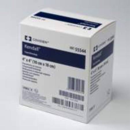 Picture of Impregnated Foam Dressing Kendall™ AMD 3.5 X 3 Inch Hydrophilic Polyurethane Foam Polyhexamethylene Biguanide (PHMB) Sterile55535AMD