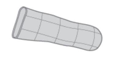 Picture of Silver Foam Dressing PolyMem® Silver 3 to 3-2/5 Inch Finger / Toe Sterile1404