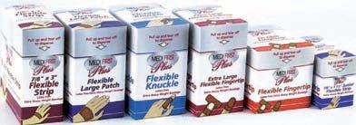 Picture of Adhesive Strip Medi-First® Plus 2 X 3 Inch Fabric Rectangle Tan Sterile61873