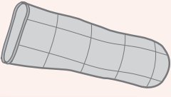 Picture of Silver Foam Dressing PolyMem® Silver 2 to 3-3/5 Inch Circumference Finger / Toe Sterile1403