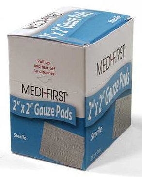 Picture of Gauze Sponge Medi-First® Gauze 2 X 2 Inch Square Sterile60673