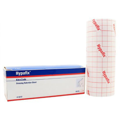 Picture of Dressing Retention Tape with Liner Hypafix® Nonwoven Polyester 6 Inch X 2 Yard White NonSterile4217