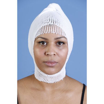 Picture of Elastic Net Retainer Dressing MT Spandage™ Pre-Cuts Tubular / Pre-Cut Elastic 24 Inch Length Size 6 White Large Head / Shoulder / Thigh NonSterileMT6X24