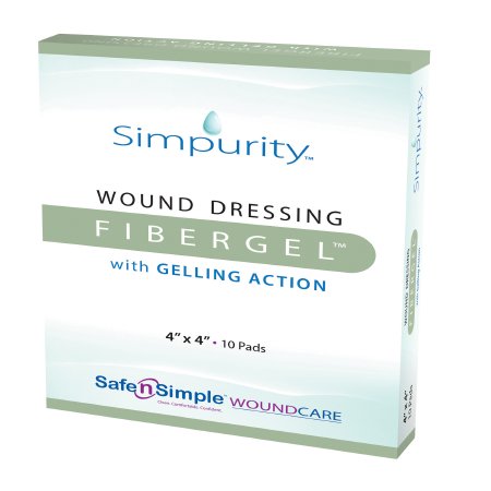 Picture of Gel Dressing Simpurity™ Fibergel™ 4 X 5 Inch Rectangle 10 Count SterileSNS56745