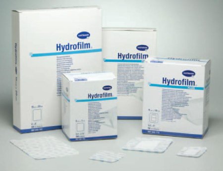 Picture of Transparent Film Dressing with Pad Hydrofilm® Plus Rectangle 2 X 2-4/5 Inch 4 Tab Delivery Without Label Sterile685770