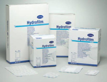 Picture of Transparent Film Dressing with Pad Hydrofilm® Plus Rectangle 2 X 2-4/5 Inch 4 Tab Delivery Without Label Sterile685770