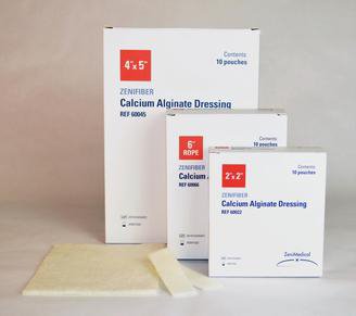 Picture of Silver Calcium Alginate Dressing Zenifiber 2 X 2 Inch Square Sterile600660