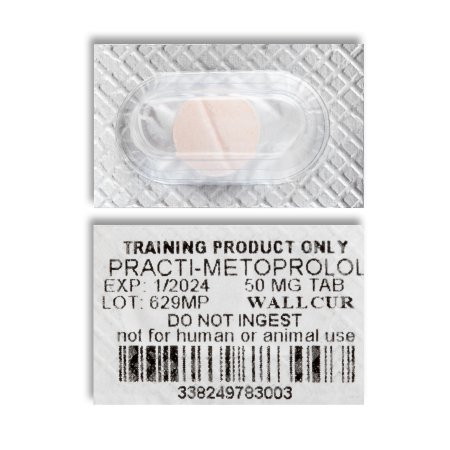 Picture of Clinical Training Medication Practi-Metoprolol™ 50 mg per Dose Blister Pack Scored Tablet629MP