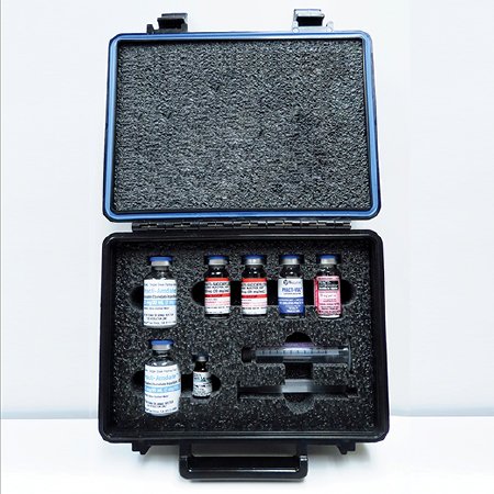 Picture of Clinical Training Medication Kit Practi-RSI Kit™ Assorted Sizes Vial / Needle Free Syringe Distilled Water Liquid700RSI-NS
