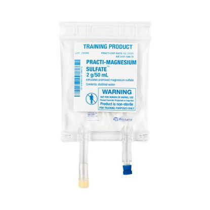 Picture of Clinical Training Medication Practi-Magnesium Sulfate™ 50 mL I.V. Bag Distilled Water Liquid290MS