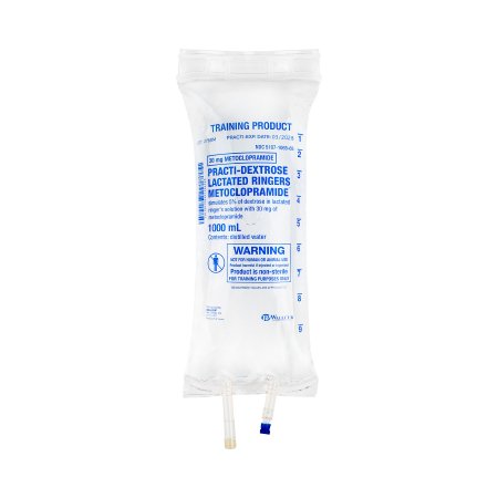 Picture of Clinical Training Medication Practi-Dextrose Lactated Ringer's Metoclopramide™ 1000 mL I.V. Bag Distilled Water Liquid276RM