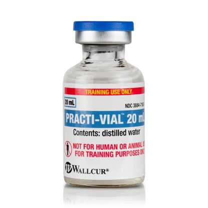 Picture of Clinical Training Medication Practi-20 mL Vial™ 20 mL Vial Distilled Water Liquid423PV