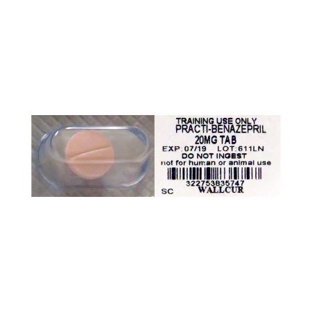 Picture of Clinical Training Medication Practi-Benazepril™ Oral Med 20 mg per Dose Blister Pack Tablet611LN