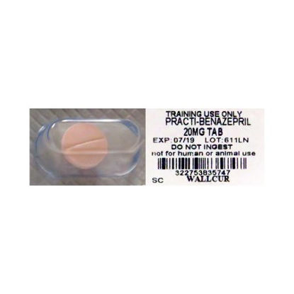 Picture of Clinical Training Medication Practi-Benazepril™ Oral Med 20 mg per Dose Blister Pack Tablet611LN