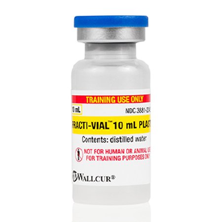 Picture of Clinical Training Medication Practi-Vial™ 10 mL Plastic 10 mL Vial Distilled Water Liquid498PV