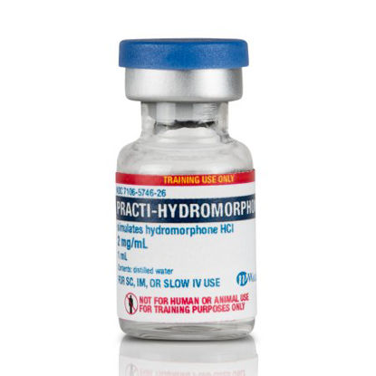 Picture of Clinical Training Medication Practi-Hydromorphone™ 1 mL Vial Distilled Water Liquid450HM