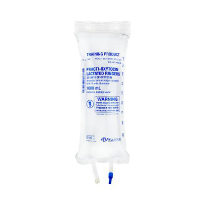Picture of Clinical Training Medication Practi-Oxytocin Lactated Ringer's™ 1000 mL I.V. Bag Distilled Water Liquid272XR