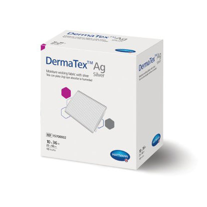 Picture of Silver Moisture Wicking Fabric DermaTex™ Ag 10 X 36 Inch Rectangle Sterile15700002