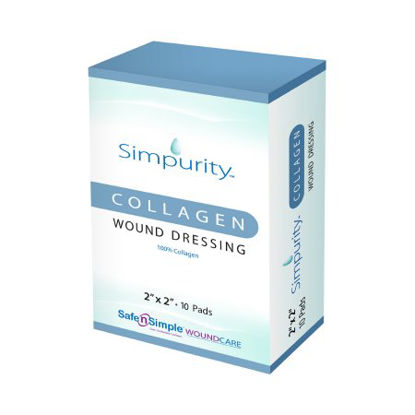Picture of Collagen Dressing Simpurity™ Collagen 2 X 2 Inch 10 per PackSNS50002