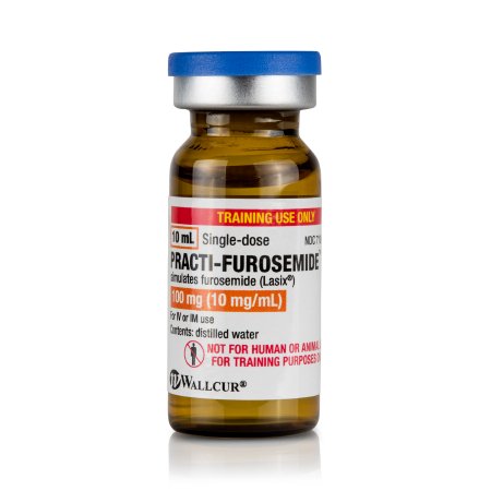 Picture of Clinical Training Medication Practi-Furosemide™ 10 mL Tint Vial Distilled Water Liquid449FM