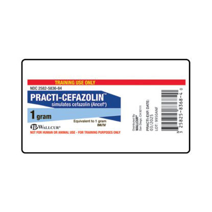 Picture of Training Medication Peel-N-Stick Labels Practi-Cefazolin™9950ANF