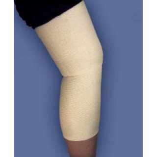 Picture of Elastic Tubular Support Bandage SpandaGrip™ 4 X 36 Inch Large Knee / Medium thigh Standard Compression Pull On Natural Size F NonSterileSAG10436