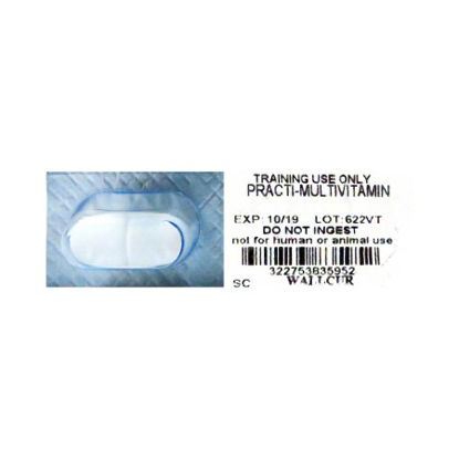 Picture of Clinical Training Medication Practi-Multivitamin™ Oral Med Blister Pack Caplet622VT