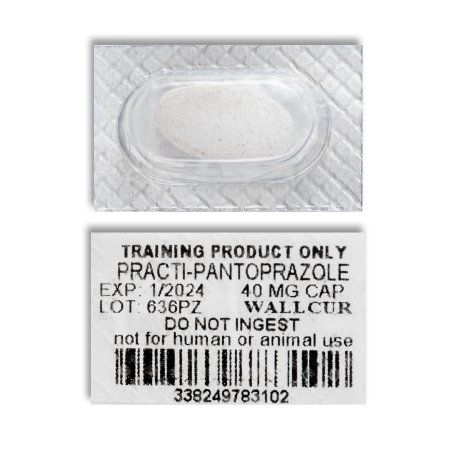Picture of Clinical Training Medication Practi-Pantoprazole™ 40 mg per Dose Blister Pack Oval Caplet636PZ