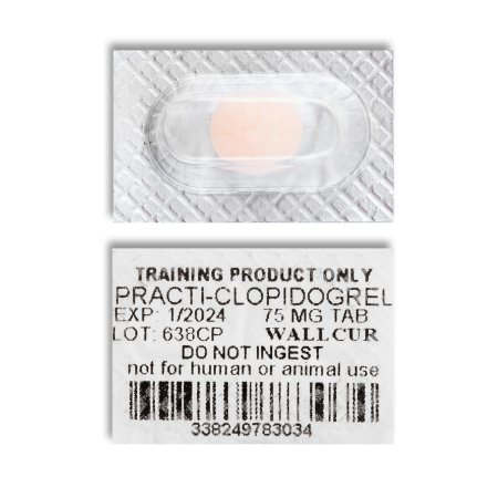 Picture of Clinical Training Medication Practi-Clopidogrel™ 75 mg per Dose Blister Pack Scored Tablet638CP