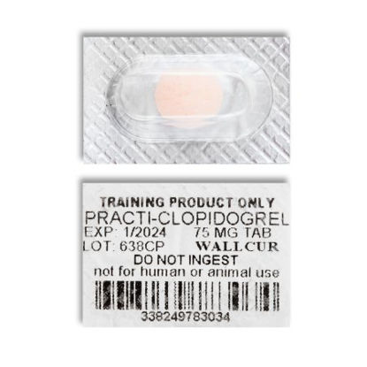 Picture of Clinical Training Medication Practi-Clopidogrel™ 75 mg per Dose Blister Pack Scored Tablet638CP