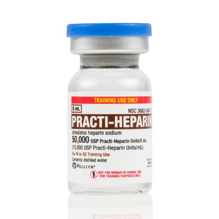 Picture of Clinical Training Medication Practi-Heparin™ (10,000 USP/mL) 5 mL Vial Distilled Water Liquid426HP