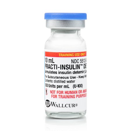 Picture of Clinical Training Medication Practi-Insulin Detemir™ 10 mL Vial Distilled Water Liquid306DT