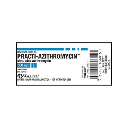 Picture of Training Medication Peel-N-Stick Labels Practi-Azithromycin™9949ZTY