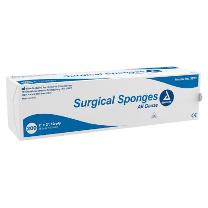 Picture of Gauze Sponge Dynarex® Gauze 12-Ply 2 X 2 Inch Square NonSterile3223