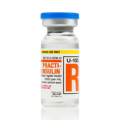 Picture of Clinical Training Medication Practi-Regular Insulin™ 10 mL Vial Distilled Water Liquid9405REG