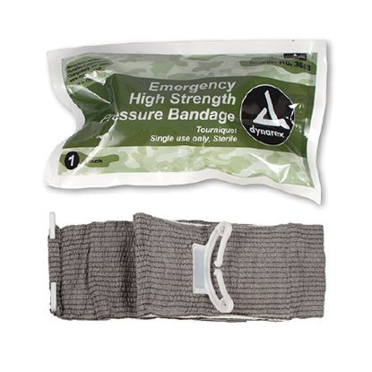 Picture of Trauma Pressure Dressing with Wrap 4 Inch Width Standard Compression Closure Bar Gray 4 X 7 Inch Pad Sterile3683