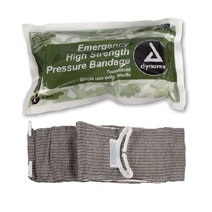 Picture of Trauma Pressure Dressing with Wrap 6 Inch Width Standard Compression Closure Bar Gray 6 X 7 Inch Pad Sterile3684