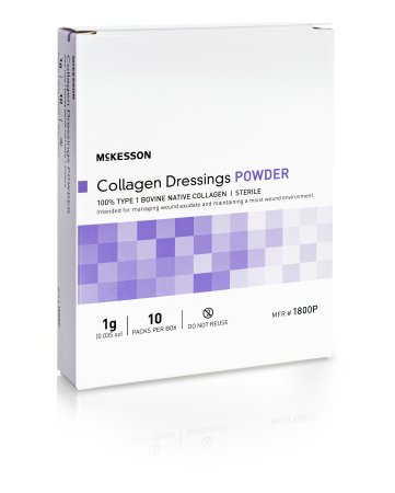 Picture of Collagen Dressing McKesson Collagen Powder 1 Gram1800P
