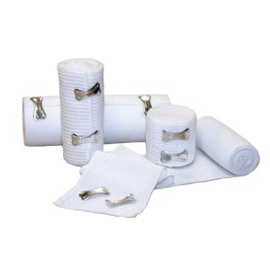 Picture of Elastic Bandage Economy 6 Inch X 5 Yard Standard Compression Clip Detached Closure Tan NonSterile50-65