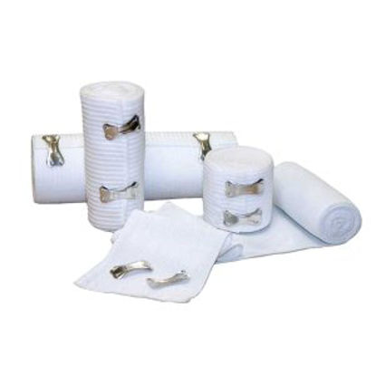 Picture of Elastic Bandage Economy 6 Inch X 5 Yard Standard Compression Clip Detached Closure Tan NonSterile50-65