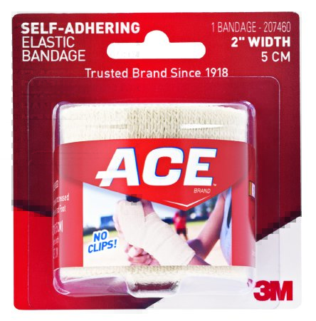 Picture of Elastic Bandage 3M™ ACE™ 3 Inch Width Standard Compression Self-adherent Closure Tan NonSterile207460