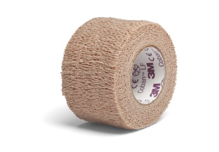 Picture of Cohesive Bandage 3M™ Coban™ LF 1-1/2 Inch X 5 Yard Standard Compression Self-adherent Closure Tan NonSterile20815