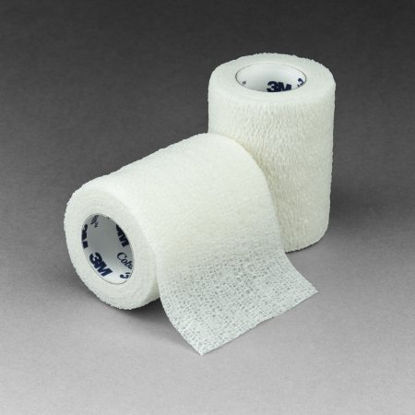 Picture of Cohesive Bandage 3M™ Coban™ 3 Inch X 5 Yard Standard Compression Self-adherent Closure White NonSterile1583W
